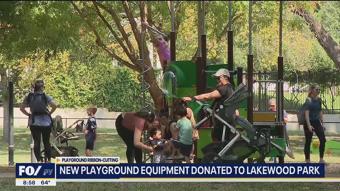 Dallas' Lakewood Park gets a new playground